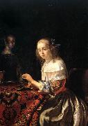 MIERIS, Frans van, the Elder The Lacemaker china oil painting reproduction